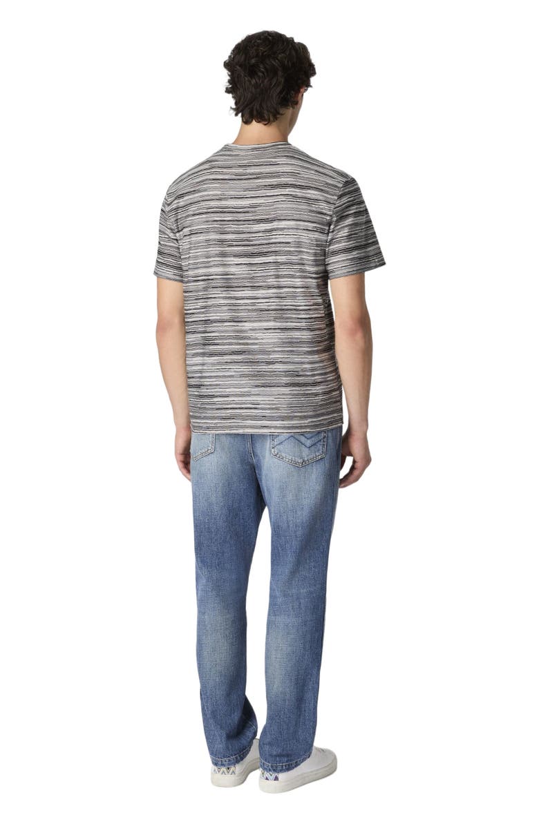 Missoni T-shirt With Flame And Zigzag Pattern, Alternate, color, Grey