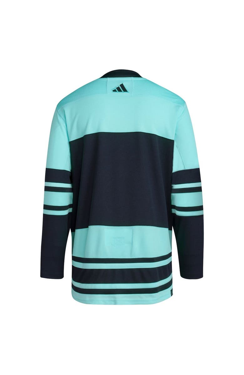 adidas Men's adidas Teal Seattle Kraken Reverse Retro 2.0 Authentic Blank Jersey, Alternate, color, 