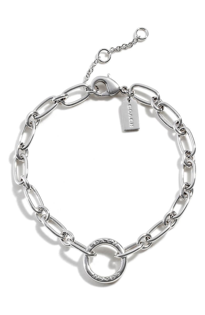 COACH Chain Link Bracelet, Alternate, color,