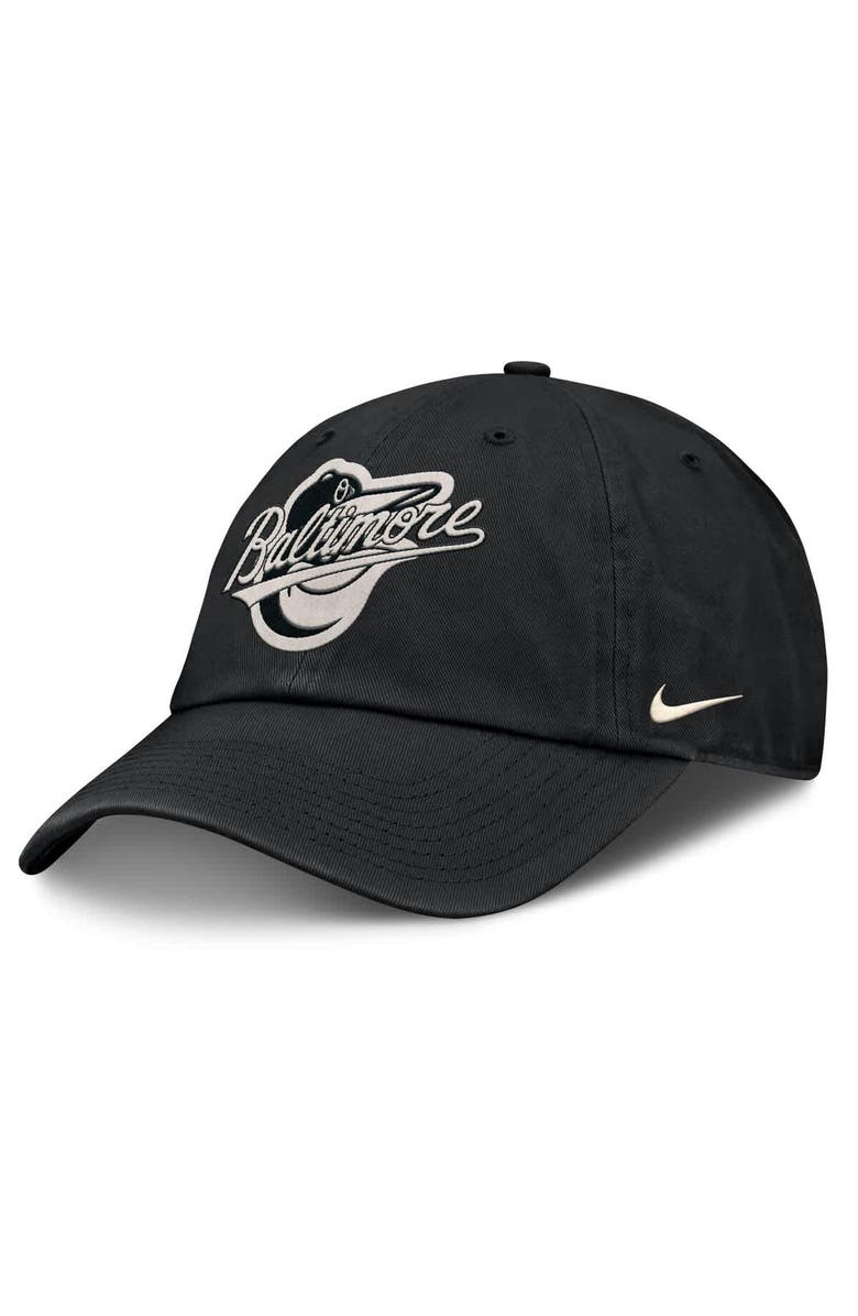 Nike Men's Nike Black Baltimore Orioles Statement Club Adjustable Hat, Main, color, Black
