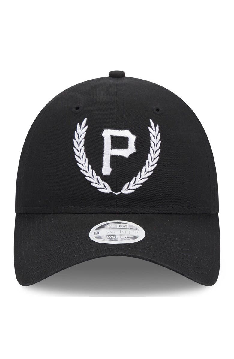 New Era Women's New Era Black Pittsburgh Pirates Leaves 9TWENTY Adjustable Hat, Alternate, color, Black