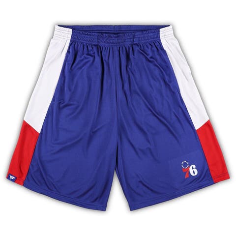Men's Fanatics Branded Royal Philadelphia 76ers Big & Tall Champion Rush Practice Shorts