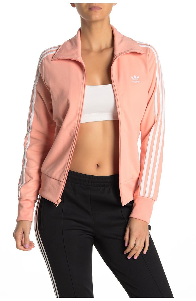 adidas Front Zip 3-Stripes Jacket, Main, color, 
