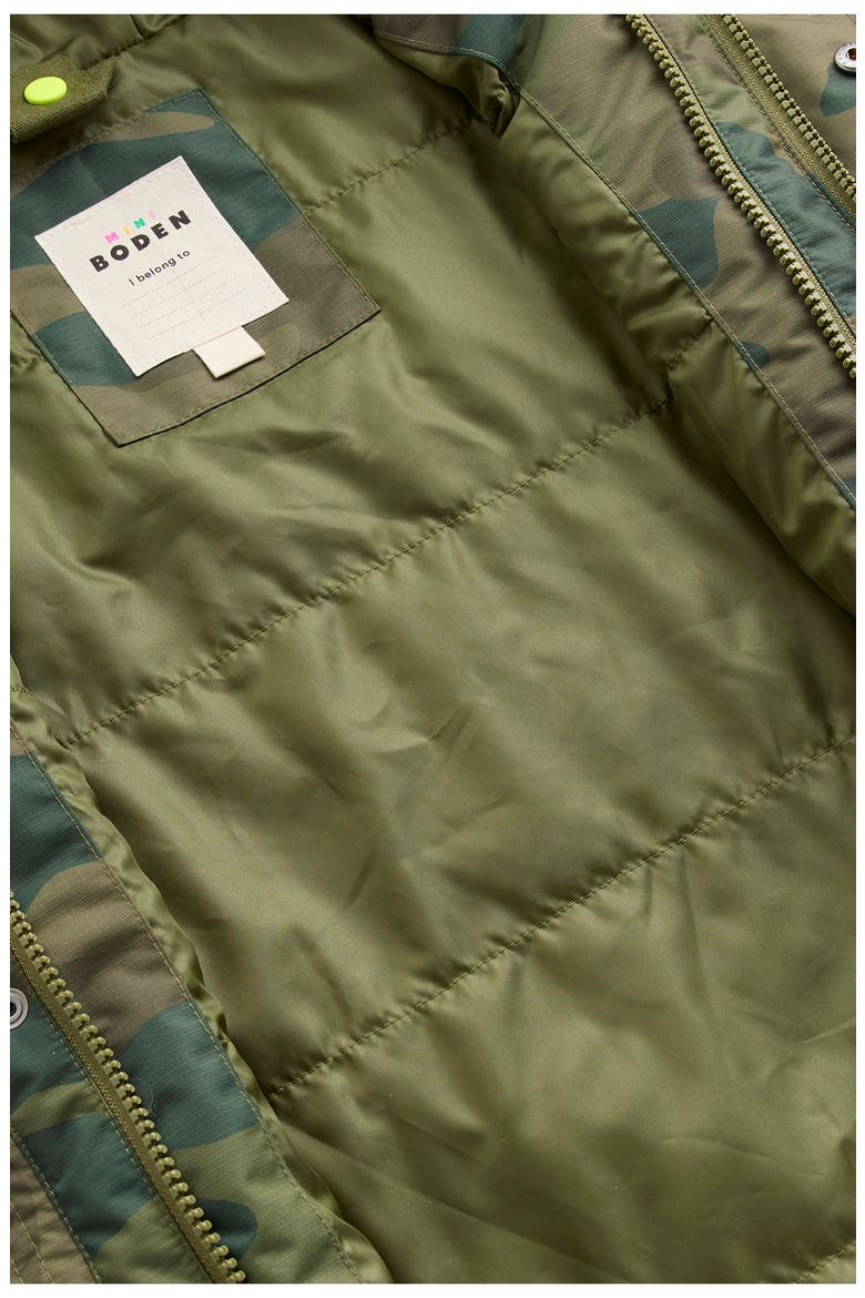 Kids' 4-in-1 Waterproof Jacket, Alternate, color, CAMO