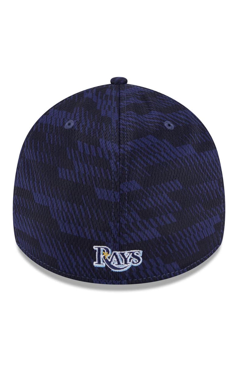 New Era Men's New Era Navy Tampa Bay Rays 2025 MLB Clubhouse 39THIRTY Flex Hat, Alternate, color, 