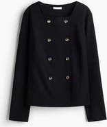 H&M Double-breasted Cardigan
