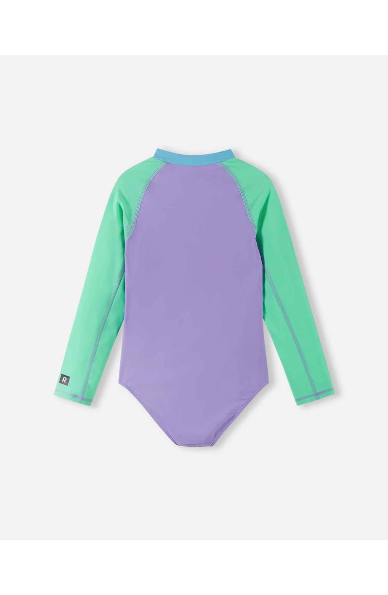 Reima Aallot Solid SunProof swimsuit, Alternate, color, Blooming Lilac