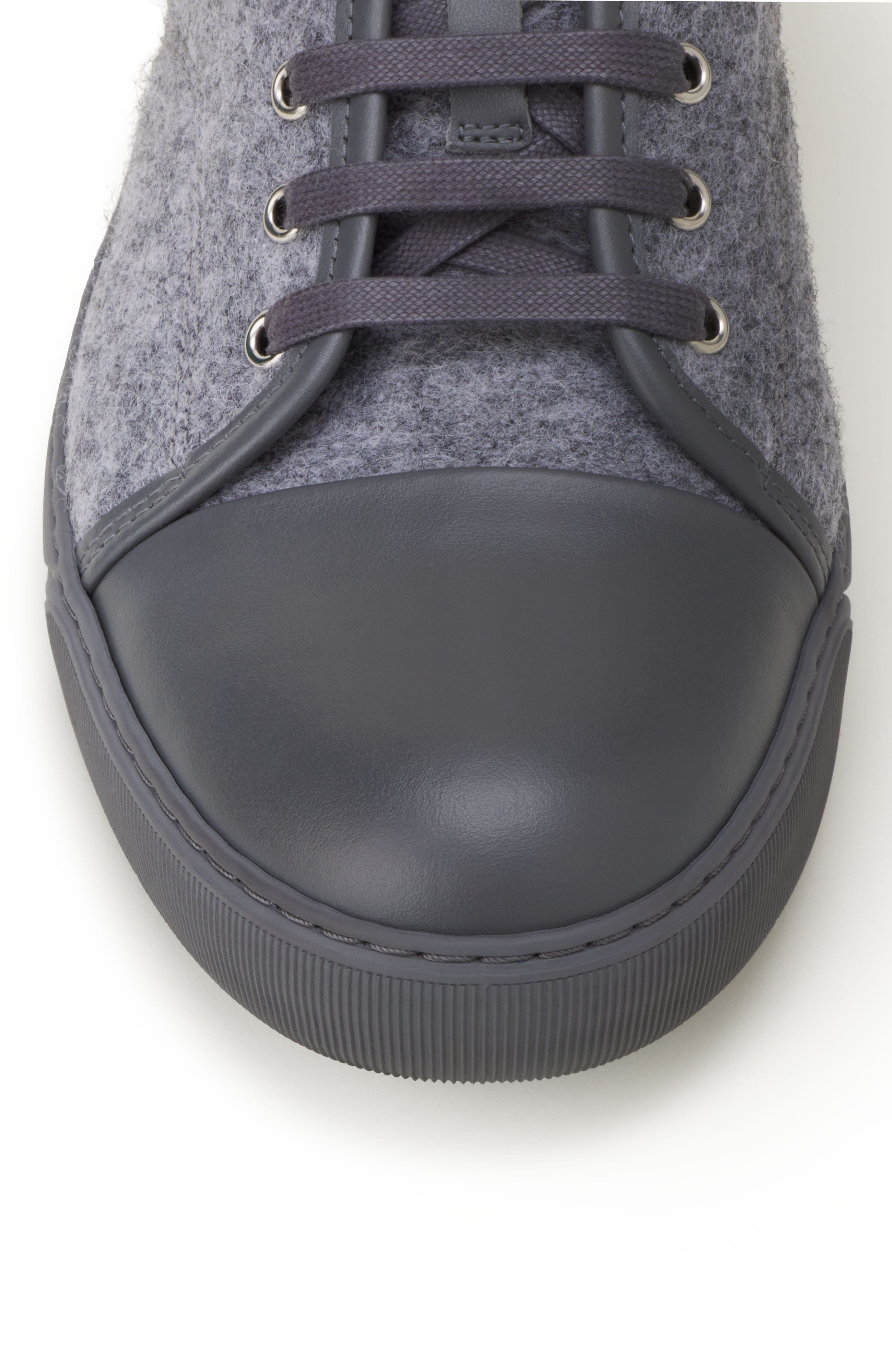Dbb1 Sneakers In Felt And Nappa Leather, Alternate, color, Light Grey