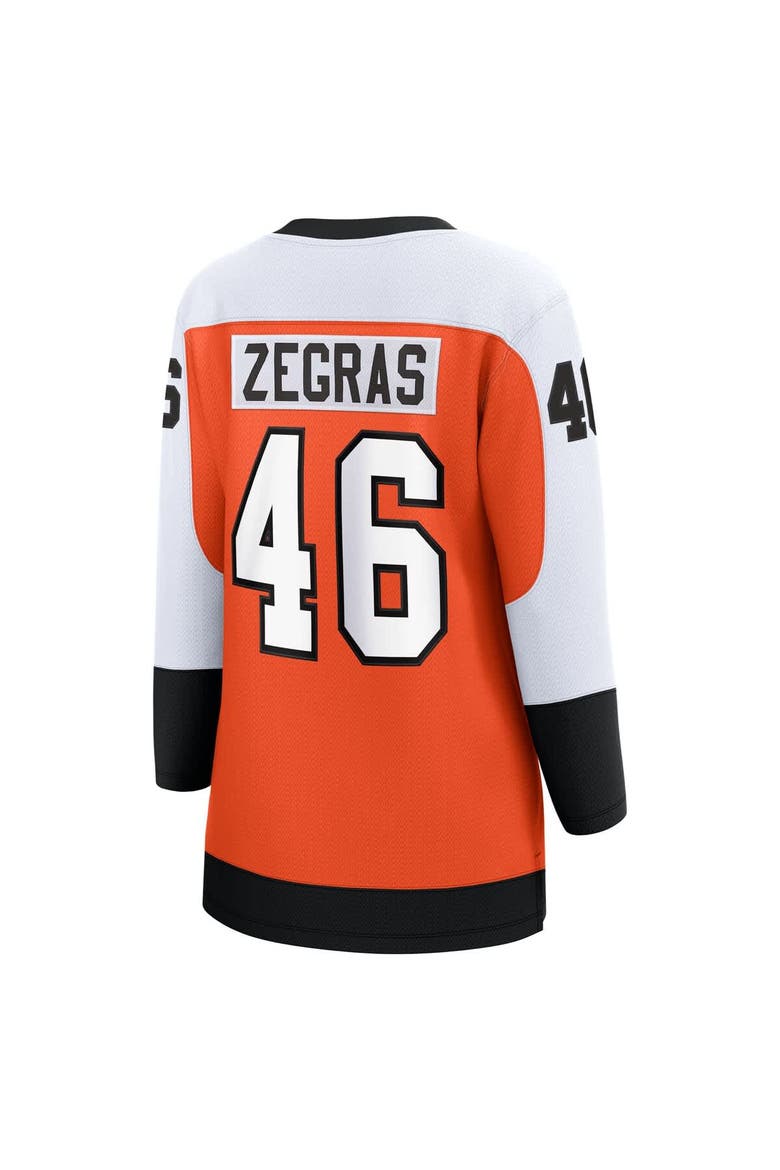 Women's Fanatics Trevor Zegras Orange Philadelphia Flyers Home Breakaway Jersey, Alternate, color, Orange