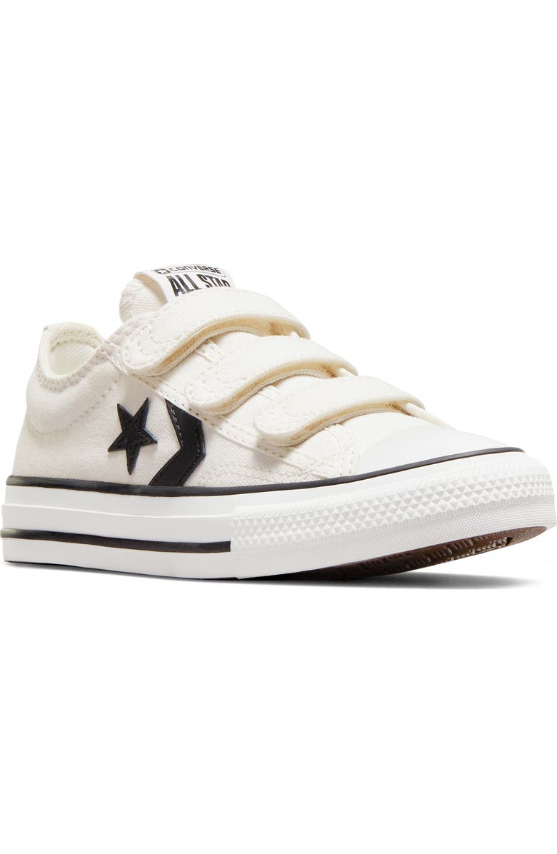 Converse Kids' Star Player 76 Oxford Sneaker, Main, color, Vintage White/ Black