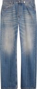 McQueen Skull Straight Leg Jeans