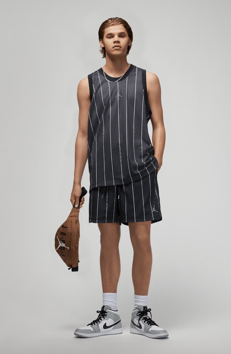 Jordan Essentials Stripe Mesh Jersey, Alternate, color, 