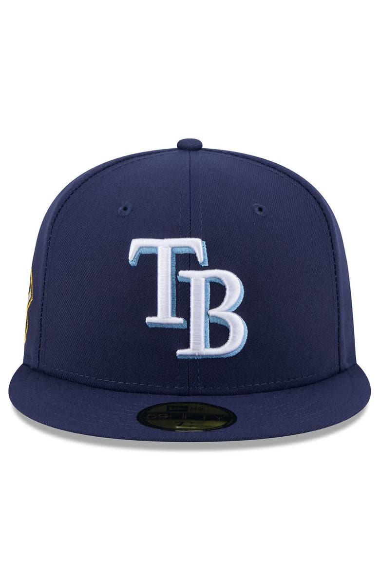New Era Men's New Era  Navy Tampa Bay Rays 2025 Jackie Robinson Day 59FIFTY Fitted Hat, Alternate, color, 