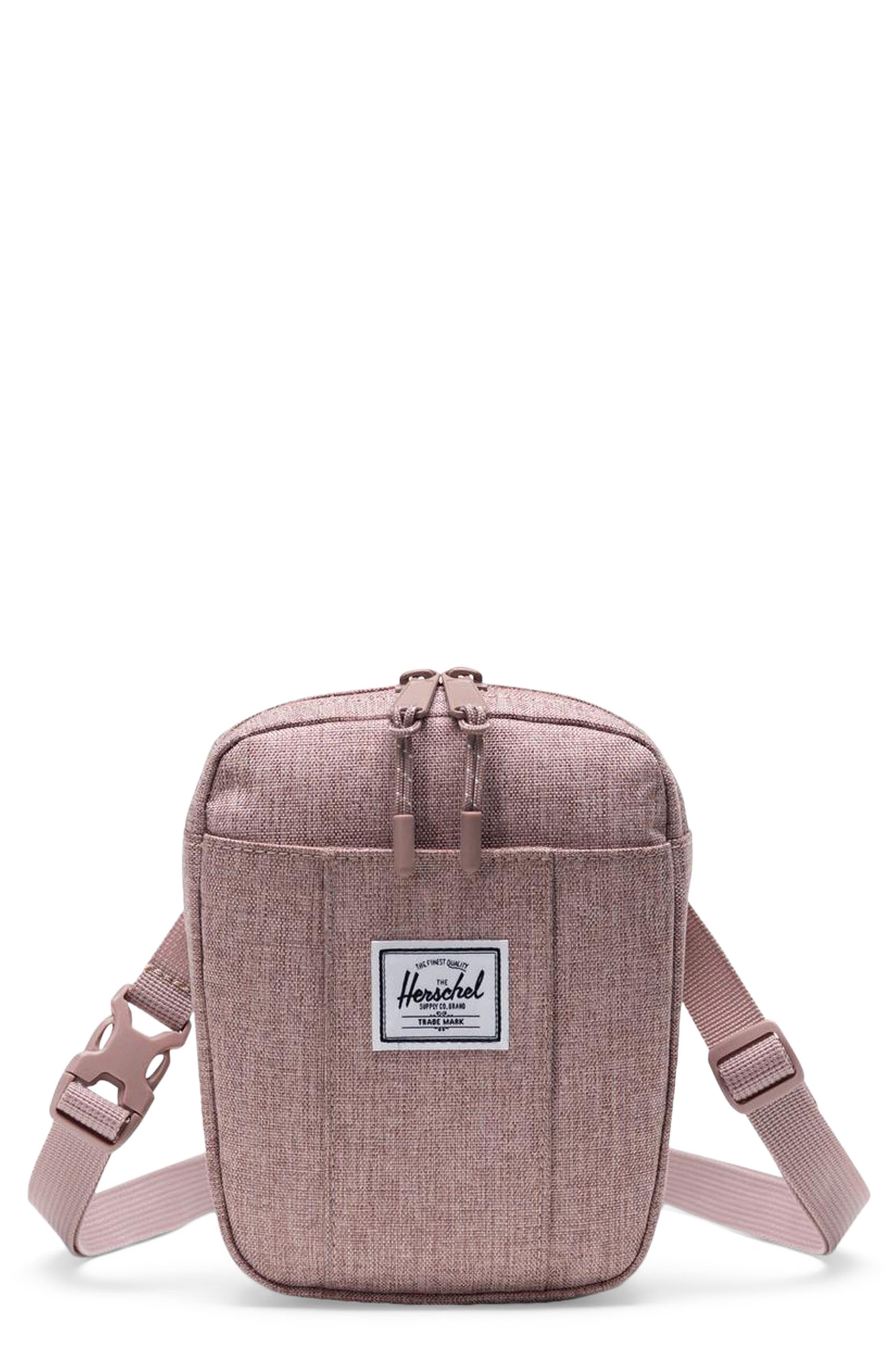 Cruz Crossbody Bag, Main, color, ASH ROSE CROSSHATCH
