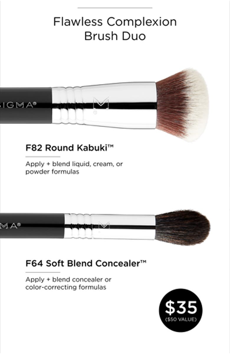 Sigma Beauty Flawless Complexion Brush Set $50 Value, Alternate, color, 