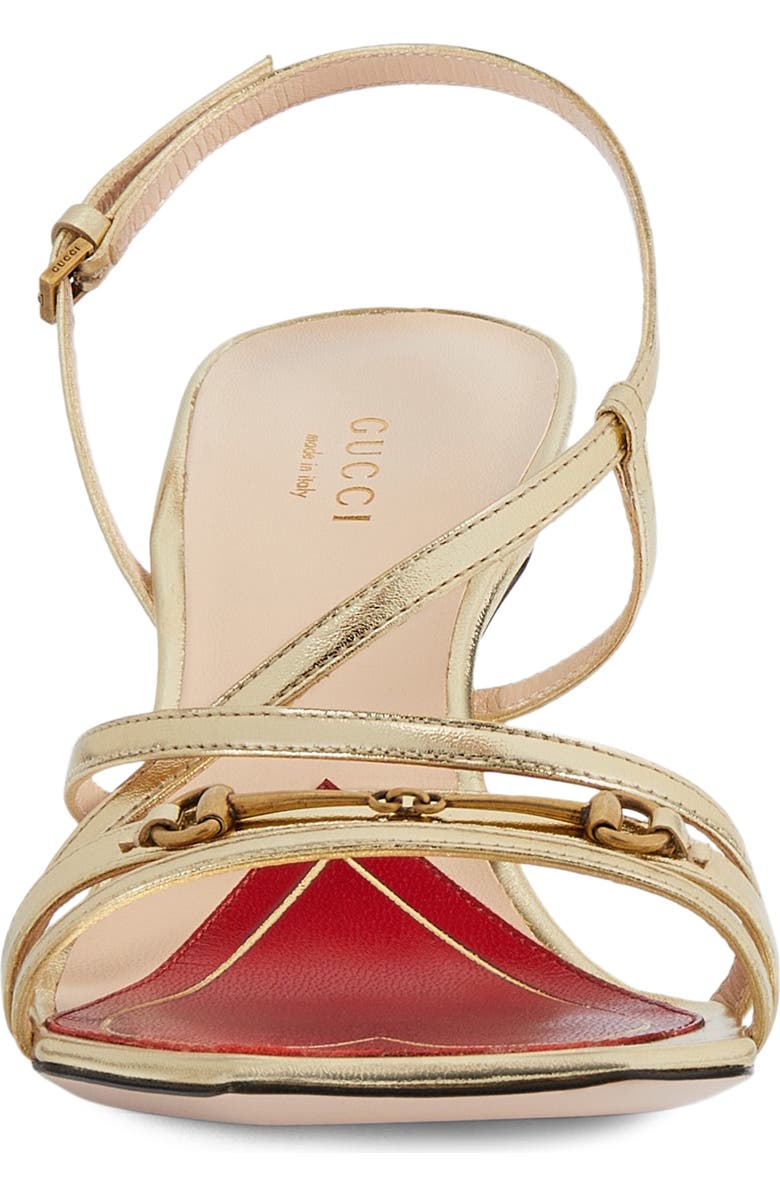 Gucci Victoria Strappy Horsebit Sandal, Alternate, color,