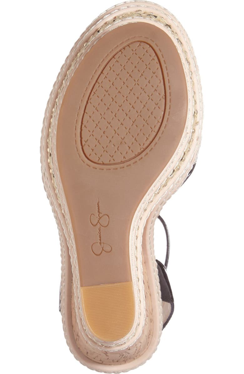 Jessica Simpson 'Aimms' Studded Platform Wedge Sandal, Alternate, color,