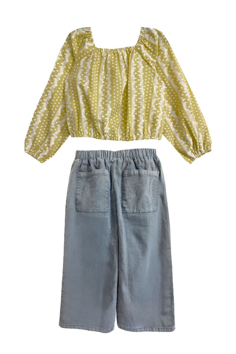 Magnolia Two Piece Set, Alternate, color, Yellow