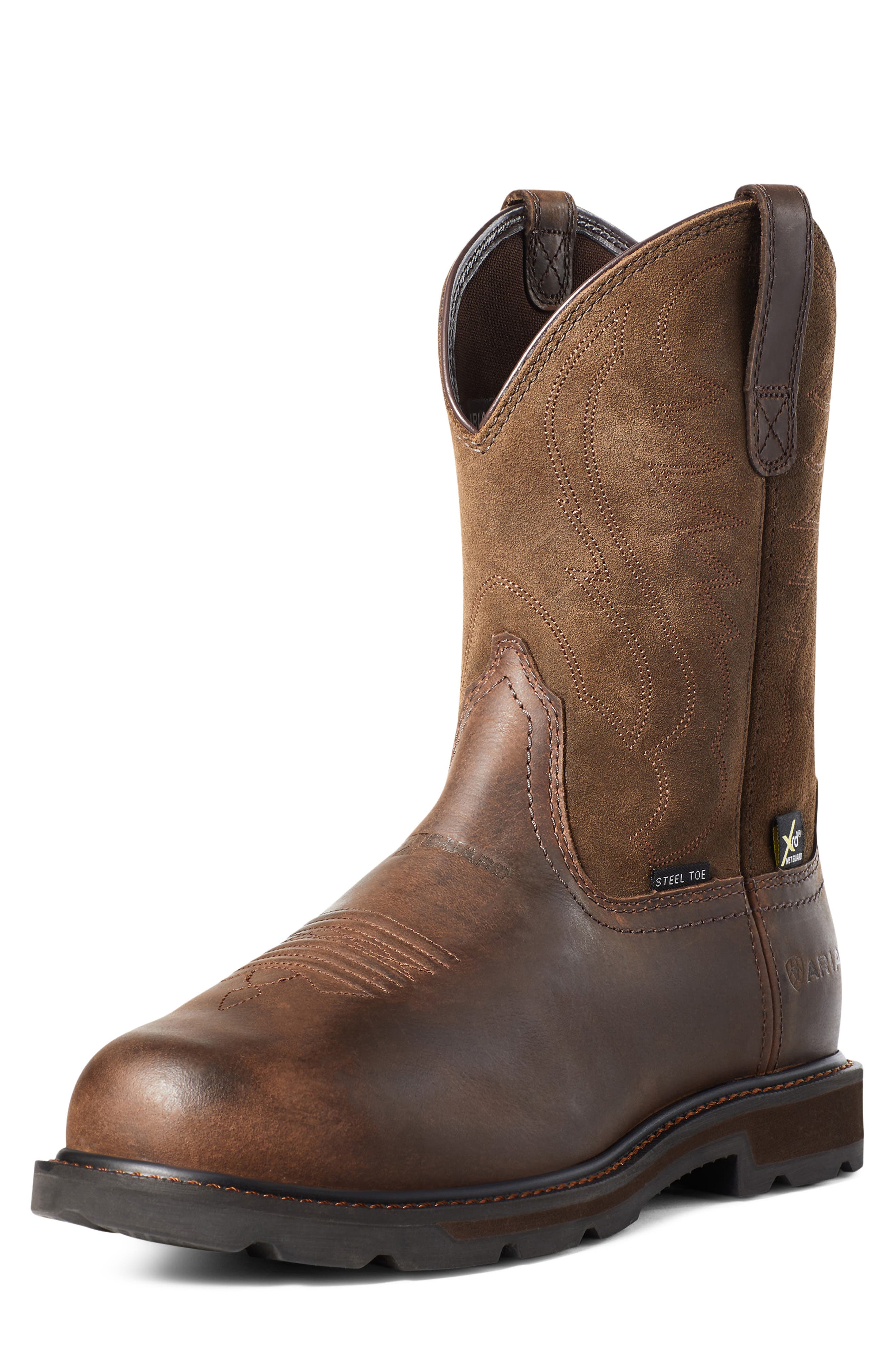Groundbreaker Metguard Steel Toe Boot, Alternate, color, BROWN