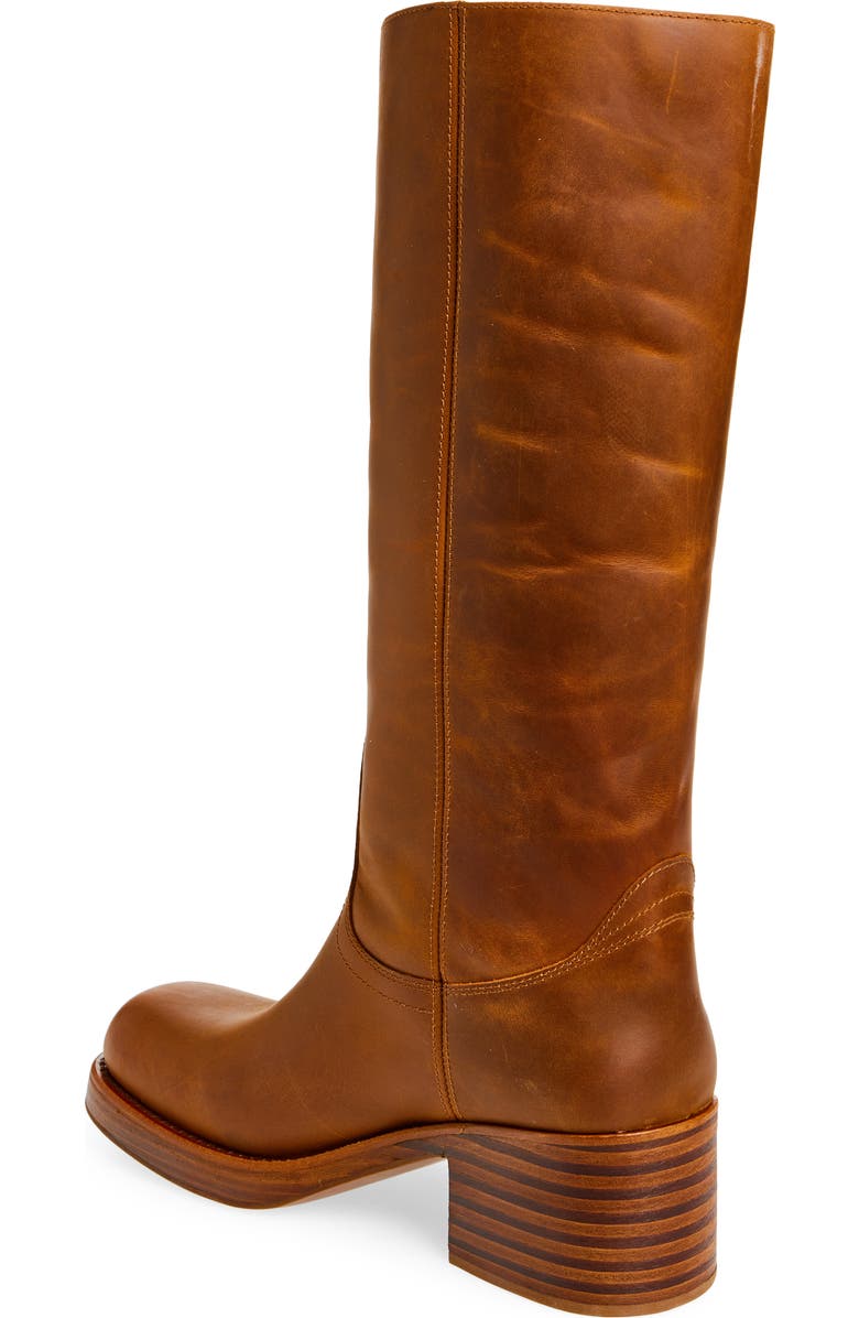 Jeffrey Campbell Reflect Platform Boot, Alternate, color, Tan Distressed