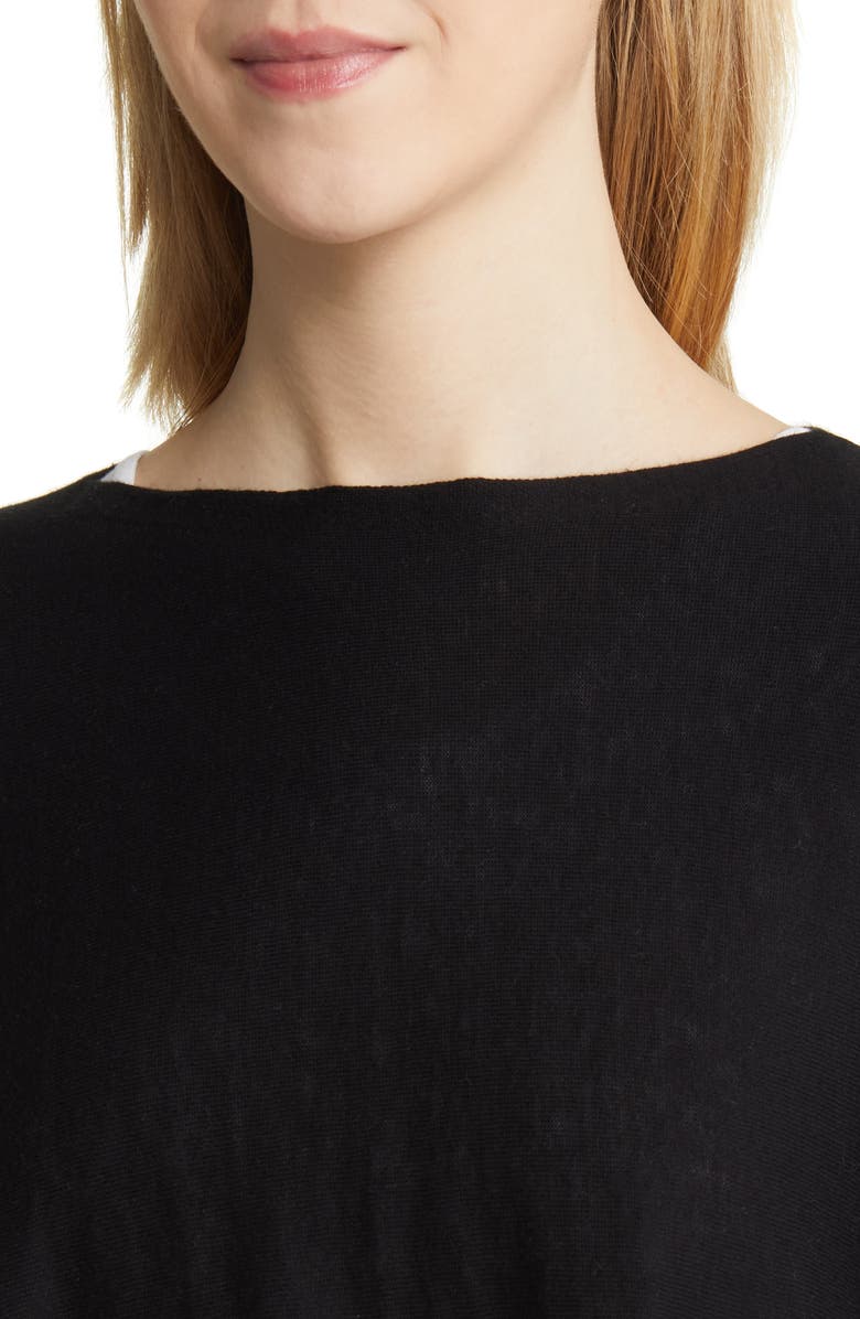 Nordstrom Cotton & Cashmere High-Low Poncho, Alternate, color,