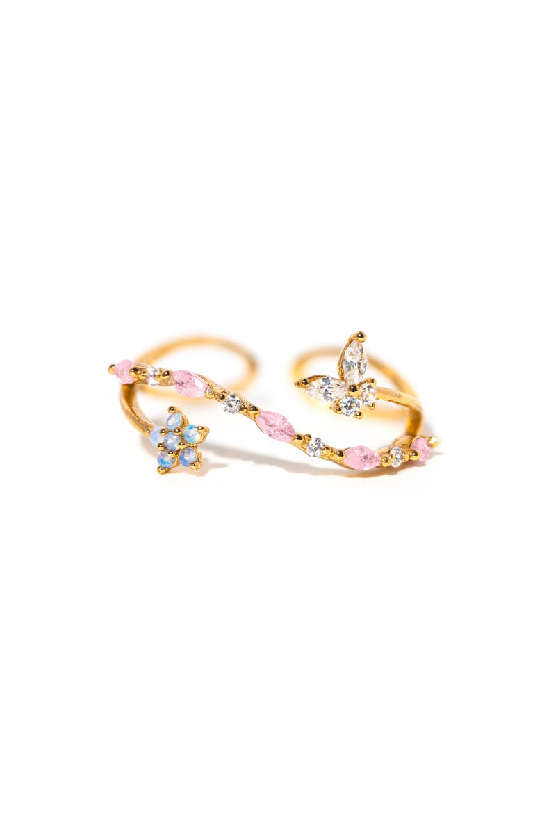 Sweet Pea Adjustable Ring, Main, color, GOLD