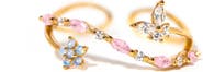 Girls Crew Sweet Pea Adjustable Ring