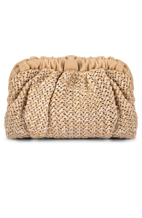 Amalia Petite Gathered Clutch