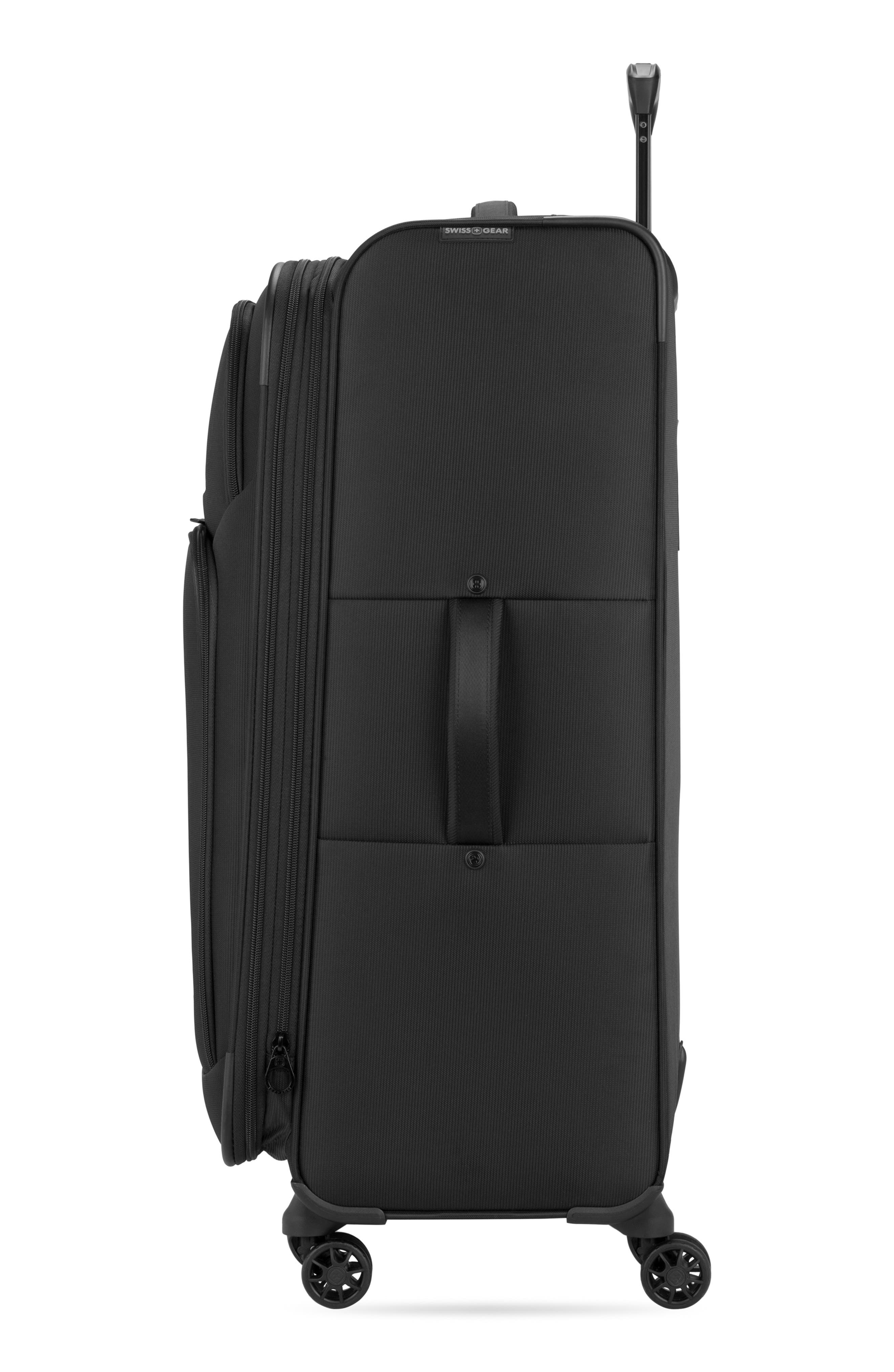 SWISSGEAR 28-Inch Softside Spinner Luggage, Alternate, color, Black