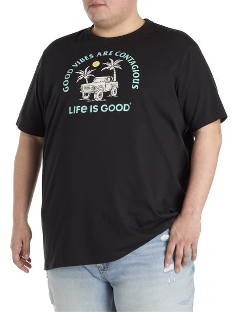 Big & Tall Good Vibes Graphic Tee