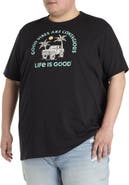 LIFE IS GOOD Big & Tall Good Vibes Graphic Tee