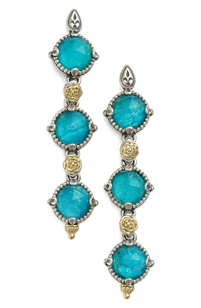 Konstantino 'Iliada' Triple Drop Earrings, Main, color,