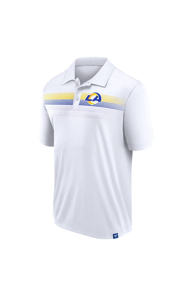 FANATICS Men's Fanatics Branded White Los Angeles Rams Victory For Us Interlock Polo, Alternate, color, White