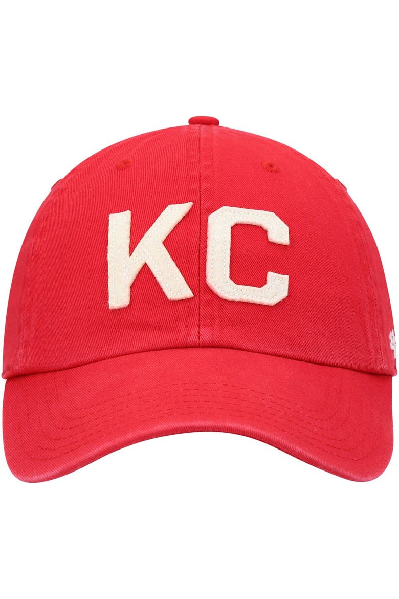 Women's '47 Red Kansas City Chiefs Finley Clean Up Adjustable Hat, Alternate, color, Red