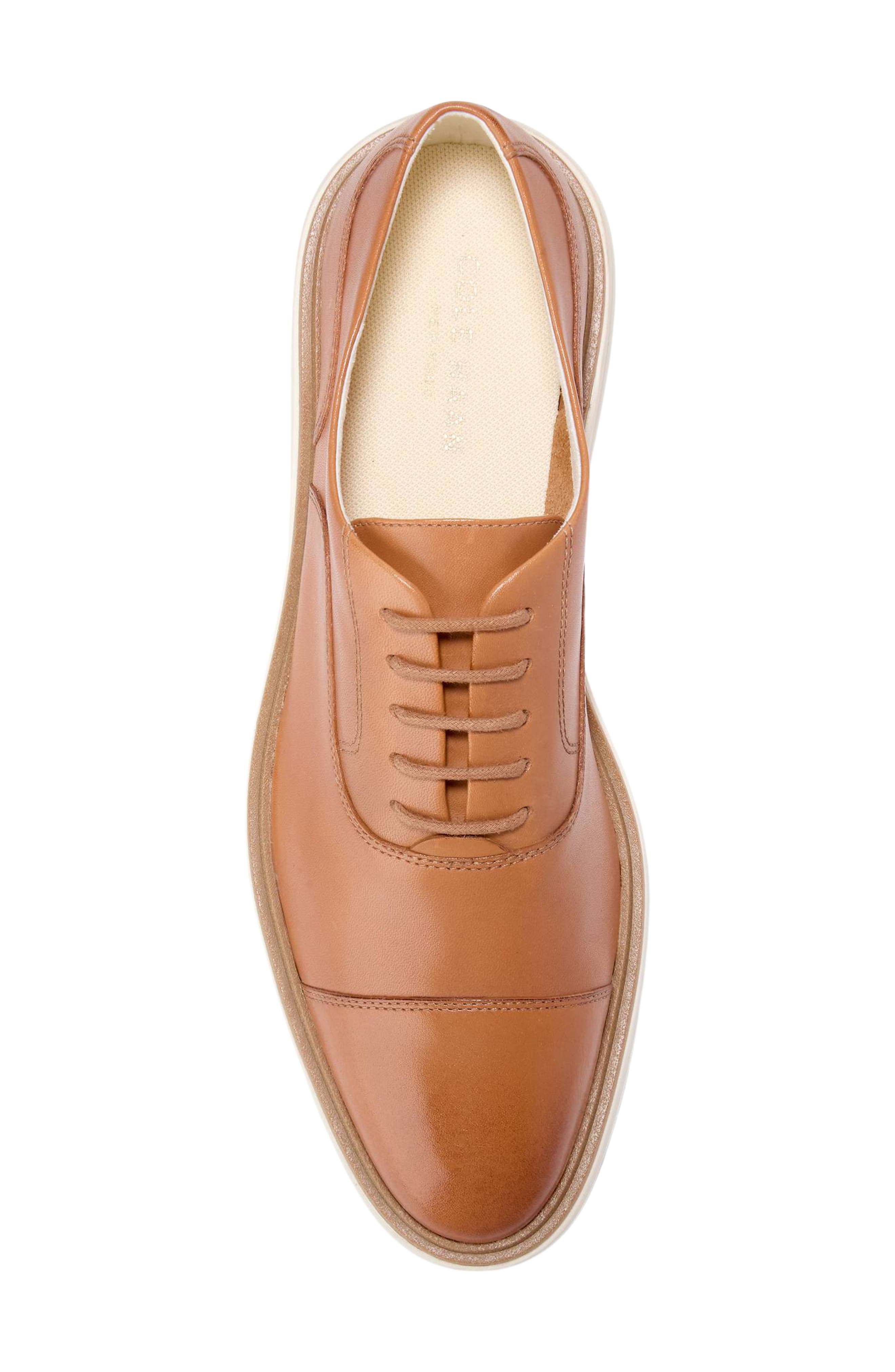 Cole Haan OriginalGrand Cityspectre Cap Toe Oxford, Alternate, color, Dark Caramel Leather