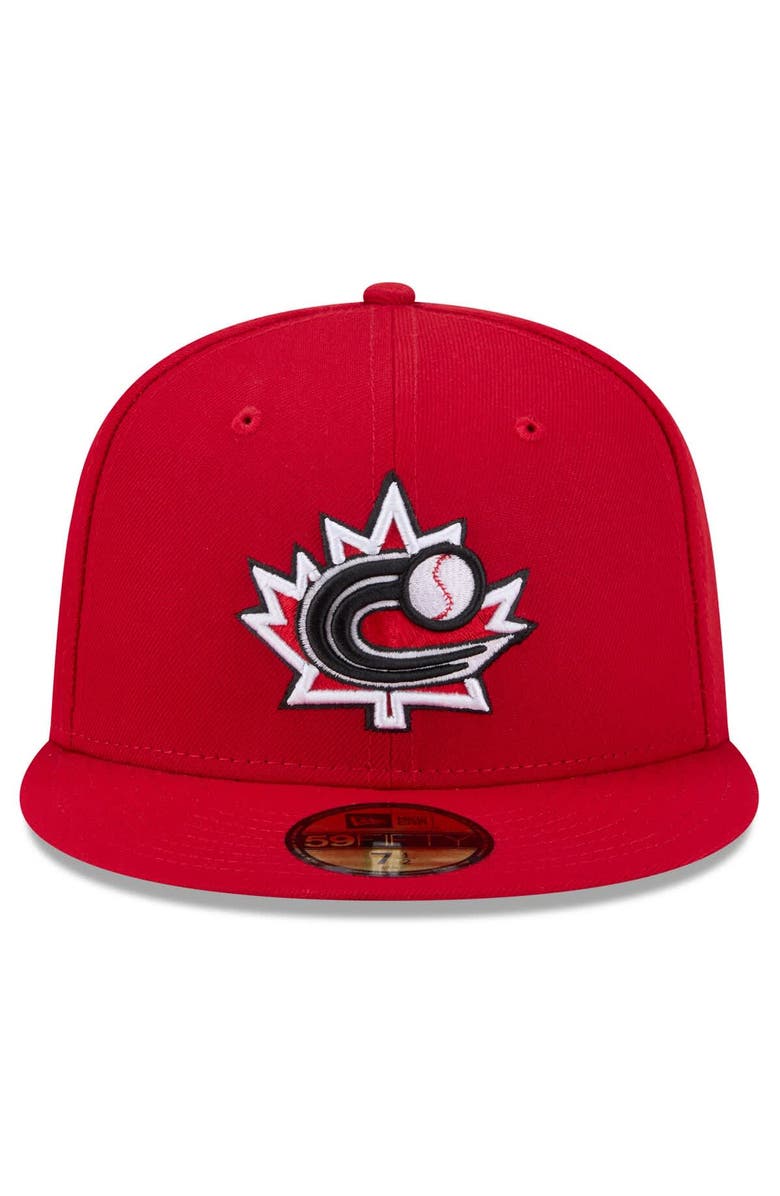 New Era Men's New Era  Red Canada Baseball 2026 World Baseball Classic 59FIFTY Fitted Hat, Alternate, color, Red