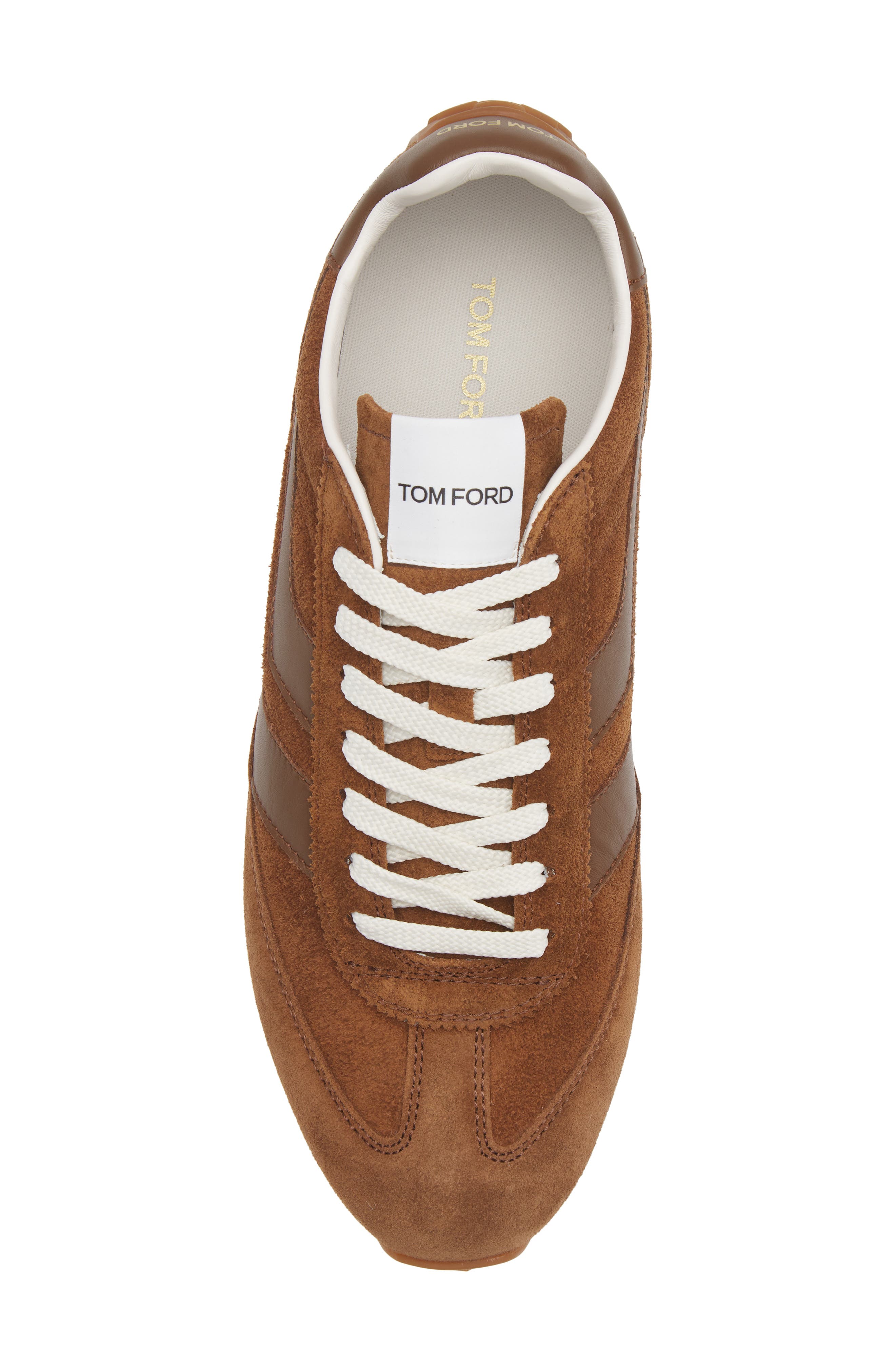 Mick Mixed Media Sneaker, Alternate, color, ERE WHISKY/ AMBER