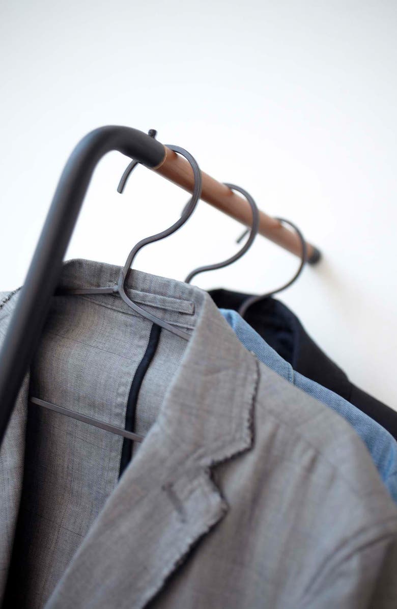 Yamazaki Leaning Tower Slim Coat Rack, Alternate, color, 