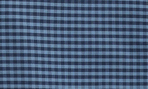 Brooks Brothers Gingham Check Wrinkle Resistant Stretch Cotton Button-down Shirt In Blue