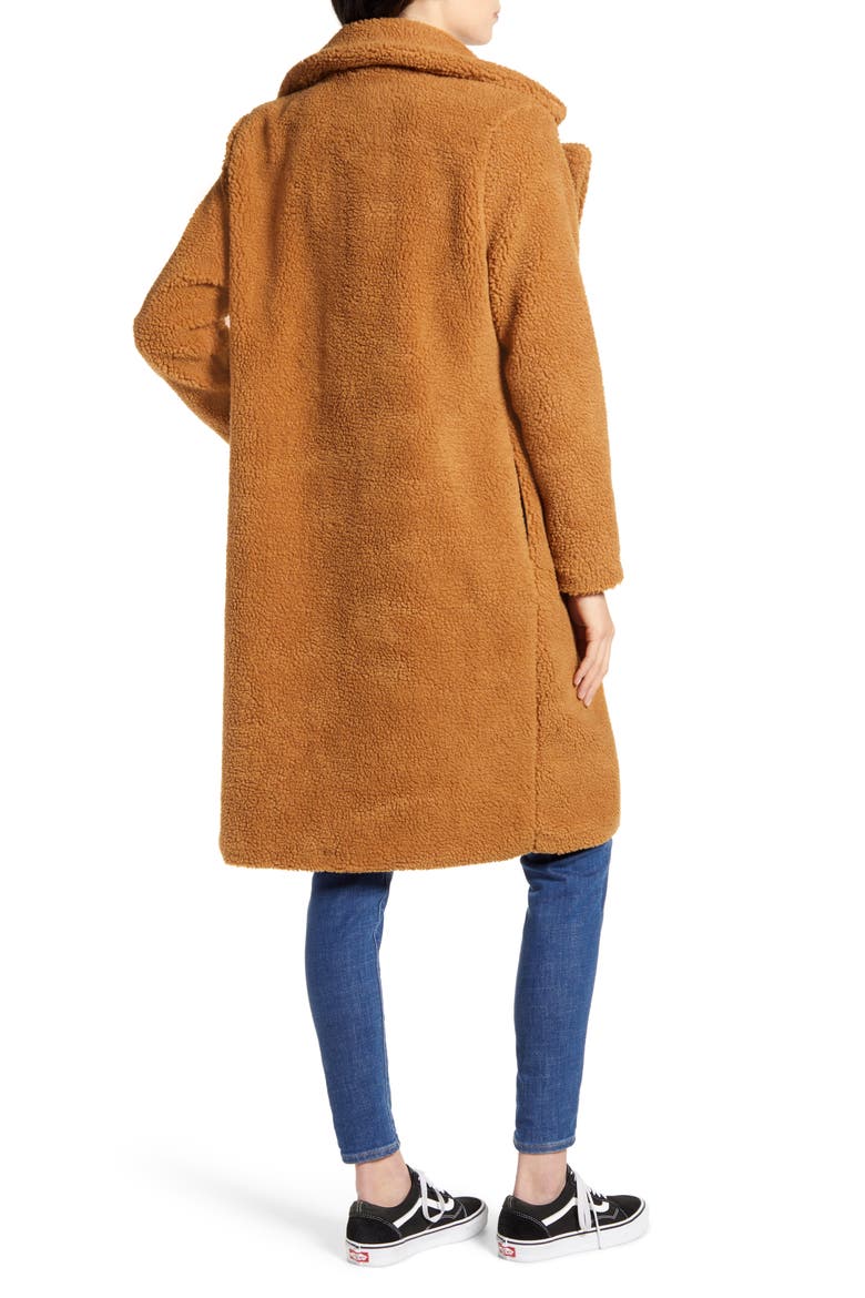 Wubby Teddy Car Coat, Alternate, color, CAMEL