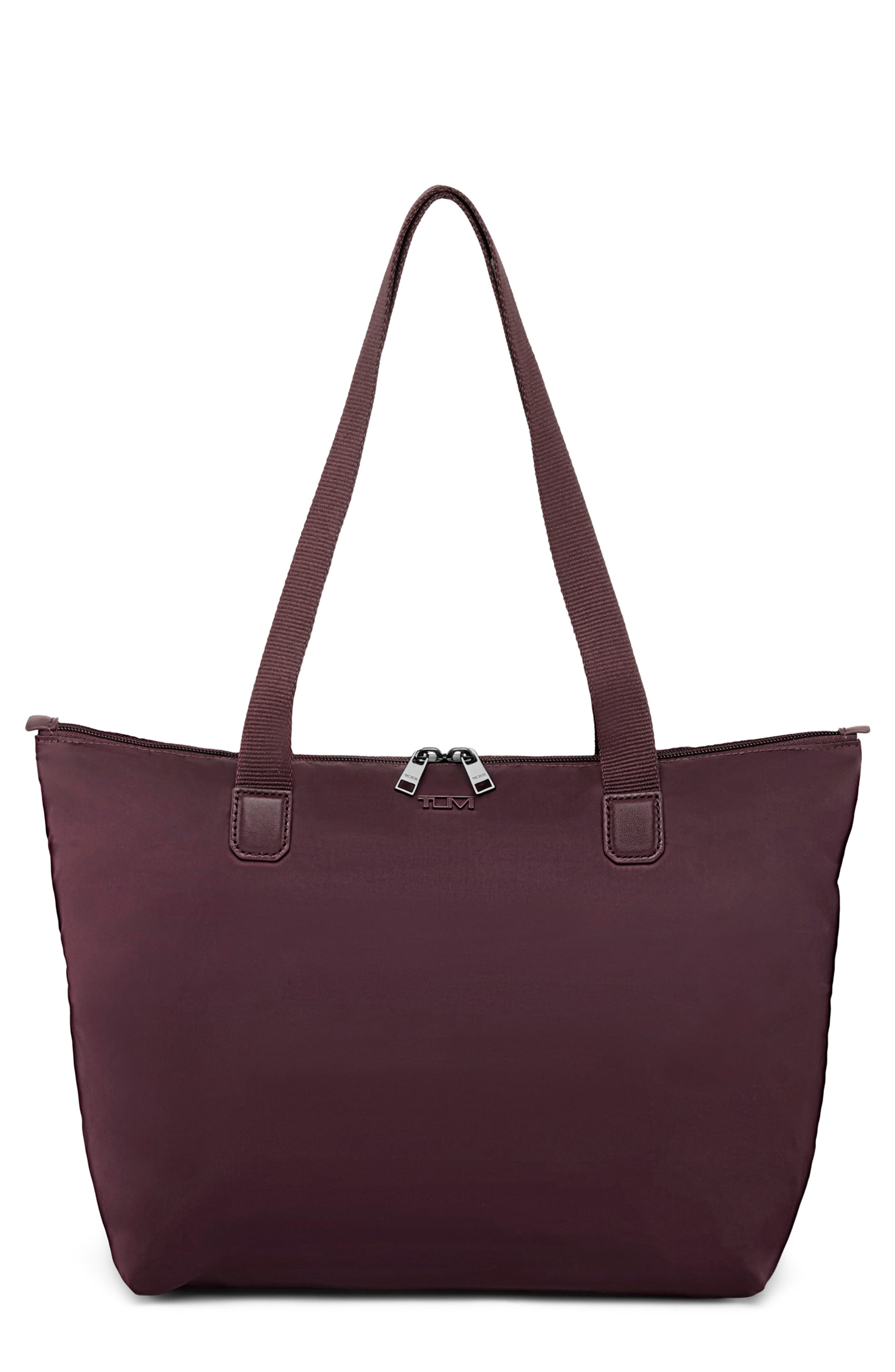 Small Just In Case Nylon Tote, Main, color, WINE