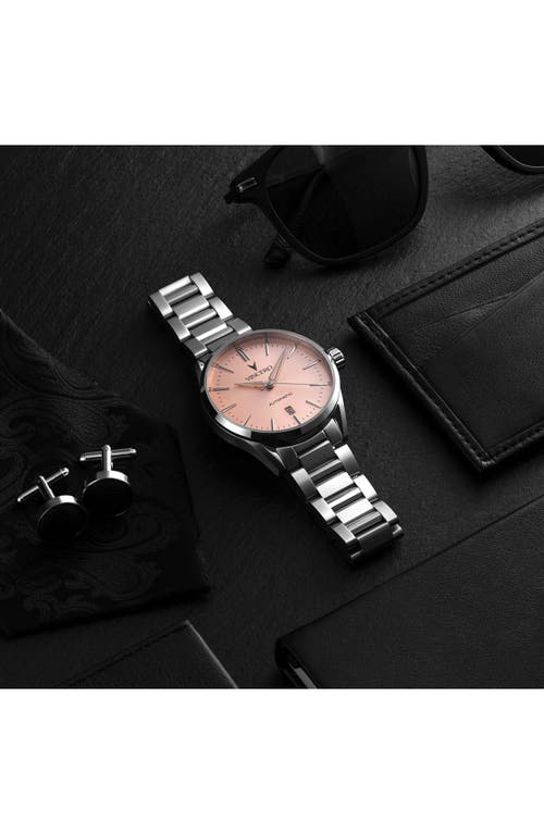 Vincero Icon Salmon Dial Automatic Bracelet Watch, 41mm In Salmon