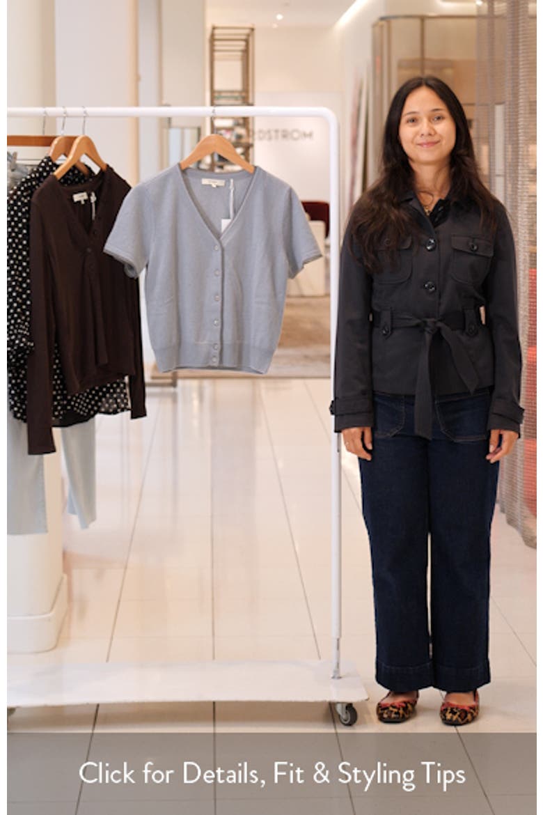 The Cashmere Mesh Trim Cardigan video