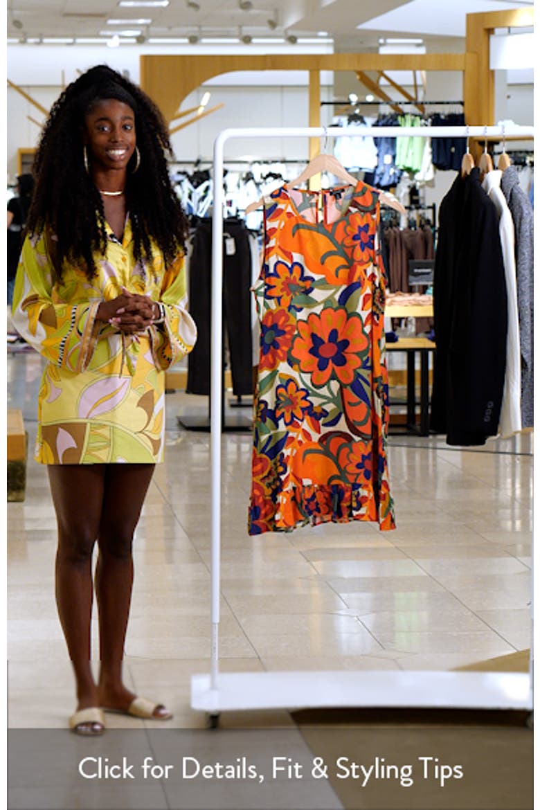 Ruffle Hem Shift Dress video