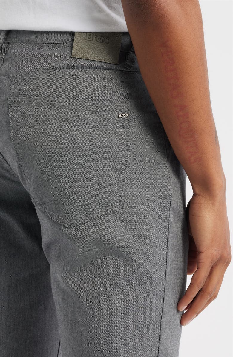 Brax Chuck Modern Fit Chambray Pants, Alternate, color, Platin