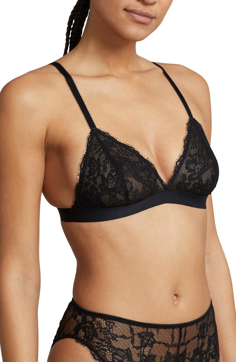 Polo Ralph Lauren Triangle Lace Underwire Bra, Alternate, color, 
