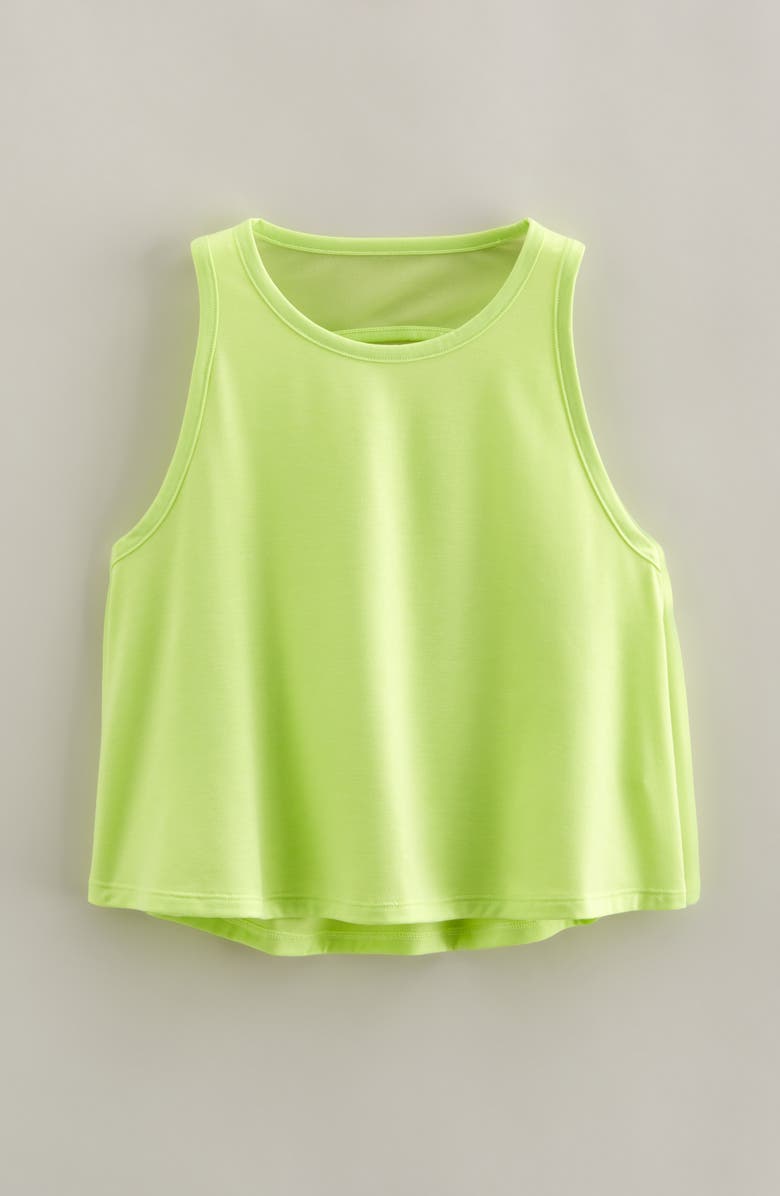 Zella Girl Kids' Sway Back Cutout Tank, Main, color, 