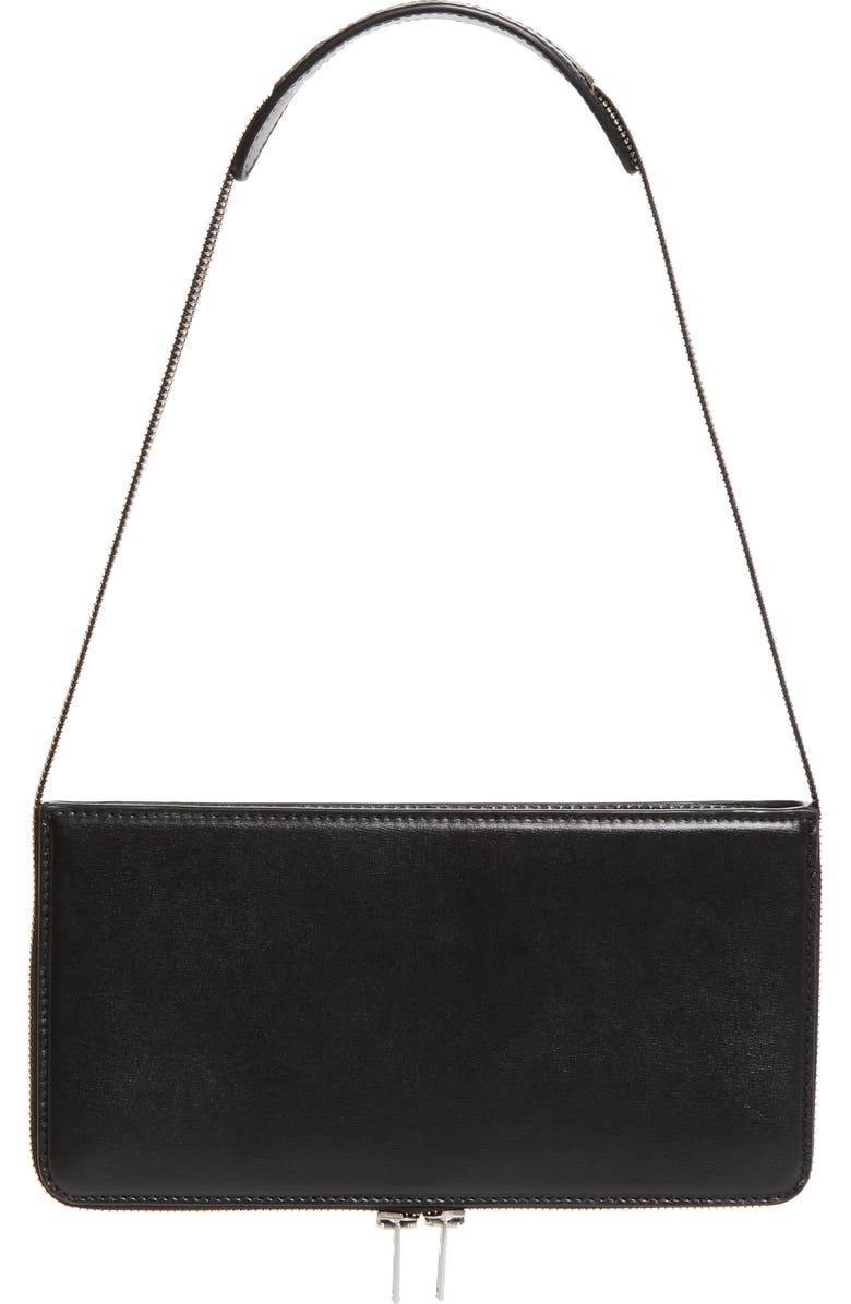 Alexander Wang Siren Pochette Leather Shoulder Bag, Alternate, color, Black
