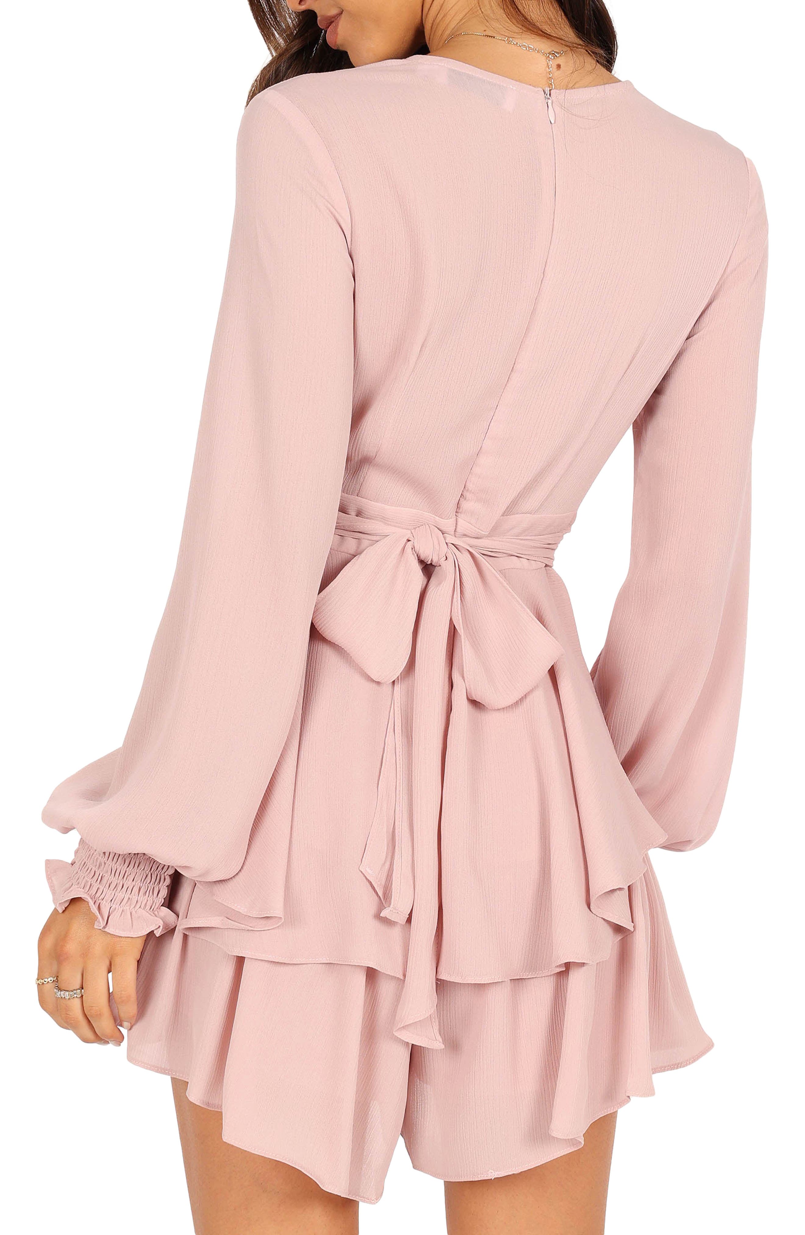 Adalia Ruffle Long Sleeve Minidress - image 2
