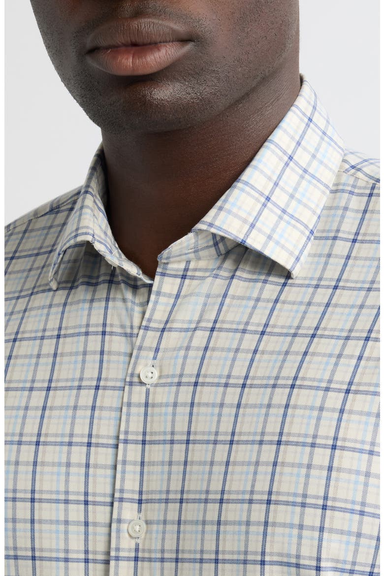 Wyatt Check Stretch Soft Twill Button-Up Shirt, Alternate, color, MULTI